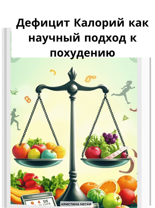 О книге "Дефицит калорий как научный подход к похудению" Вы устали от диет, которые работают только на время? Эта книга — ваш путеводитель в мир реального, научно обоснованного похудения без запретов, жёстких ограничений и мифов. "Дефицит калорий как научный подход к похудению" — это не просто ещё одна книга о диетах. Это системный, понятный и практичный разбор того, как действительно работает снижение веса. Без воды, волшебных таблеток и маркетинга — только проверенные научные принципы и стратегии, которые можно применить в жизни уже сегодня. 📘 Что вы найдёте внутри: Как устроен ваш метаболизм и почему дефицит калорий — основа любого похудения Как рассчитать свою норму калорий и создать эффективный дефицит Как тренироваться, не теряя мышцы и не замедляя обмен веществ Почему гормоны, сон и стресс влияют на вес не меньше, чем еда Как не сорваться, не страдать от голода и выйти из дефицита без откатов 💡 Эта книга подойдёт: Тем, кто хочет похудеть без крайностей и вреда для здоровья Тем, кто устал от мифов и ищет научный подход Тем, кто работает с клиентами в сфере фитнеса, питания или психологии И всем, кто хочет понимать, как работает его тело и научиться управлять им осознанно Автор книги собрал в одном месте актуальные знания, исследования, практику и психологические аспекты похудения, чтобы вы могли наконец достичь желаемого результата — и сохранить его на долгие годы. Наука. Практика. Результат. Начните путь к телу своей мечты — с реальными знаниями, а не временными диетами.